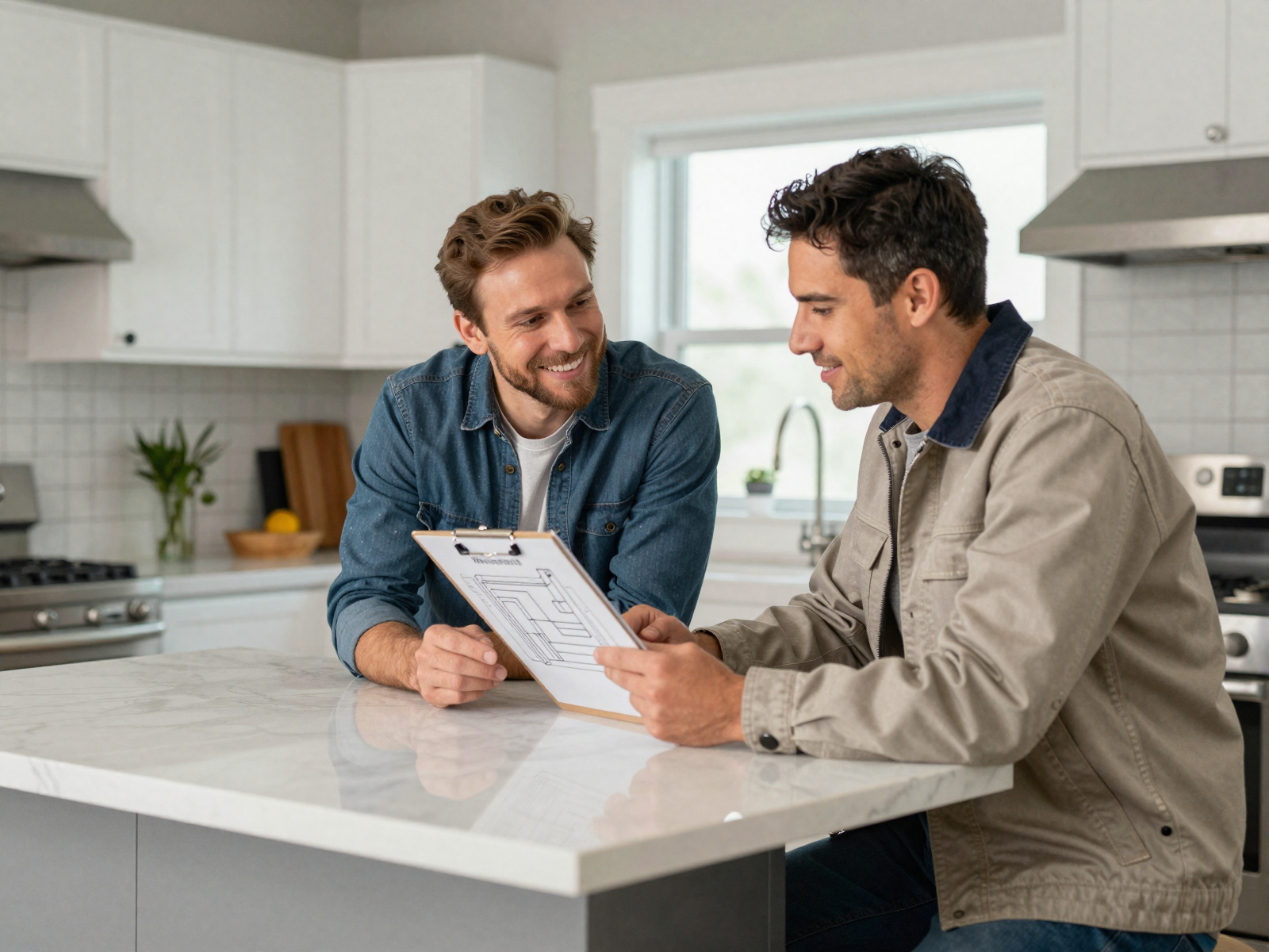 Finished electrical installation with modern circuit breaker panel